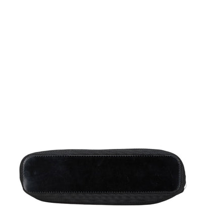 Gucci Bamboo Handbag/Shoulder Bag 2Way 002.1364.0439 Black Brown Nylon Leather