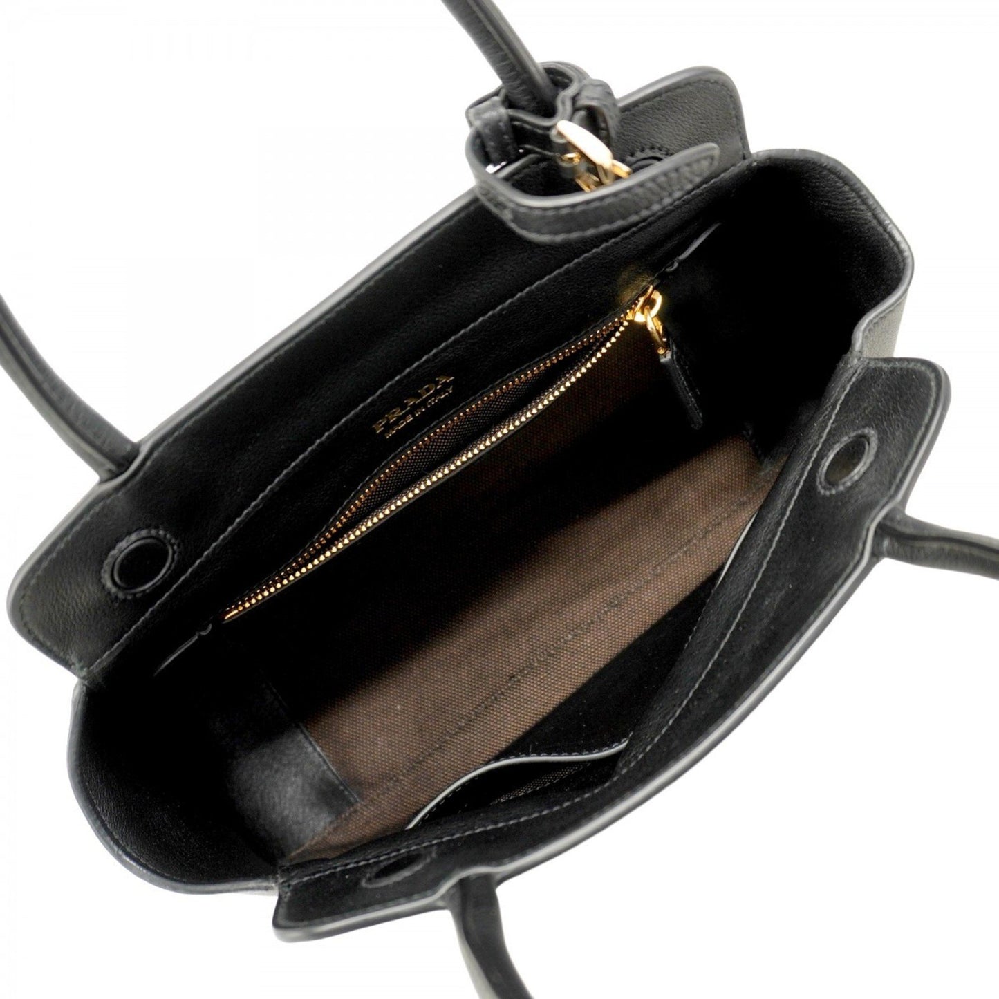 Prada Handbag Leather Black