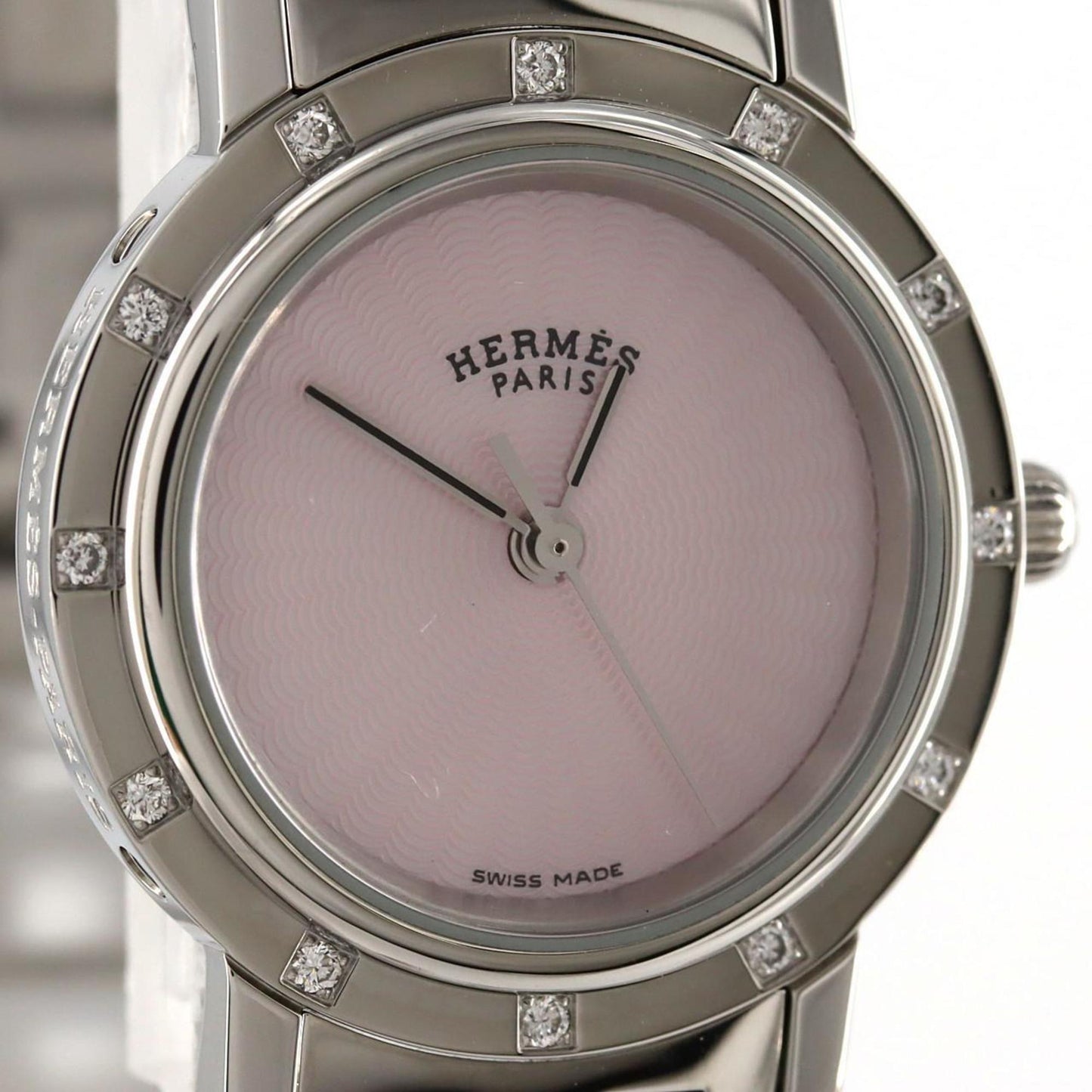 Hermes Clipper Nacle 12P Cl4.230 Ss Quartz Watch