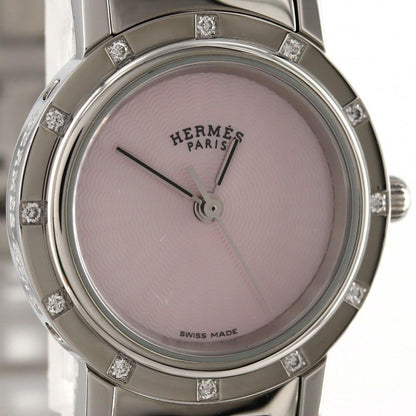 Hermes Clipper Nacle 12P Cl4.230 Ss Quartz Watch