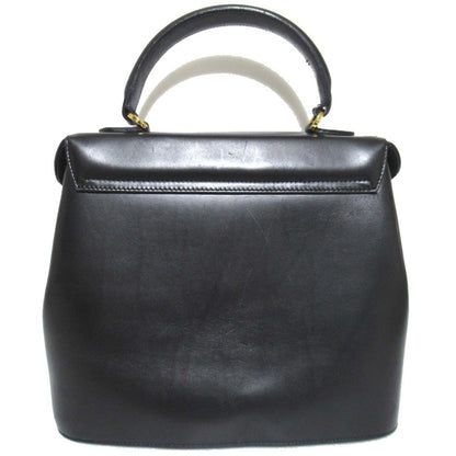 Salvatore Ferragamo Studded 2-Way Flap Shoulder Bag/Handbag In Black