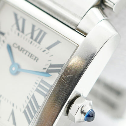 Cartier Tank Franaise Sm W51008Q3 Ivory Dial