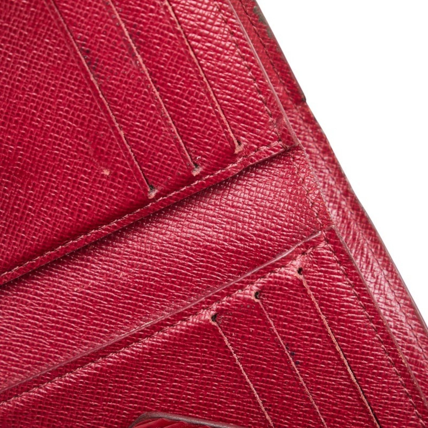 Louis Vuitton Epi Portefeuille Victorine Long Wallet M62171 Fuchsia Red Leather