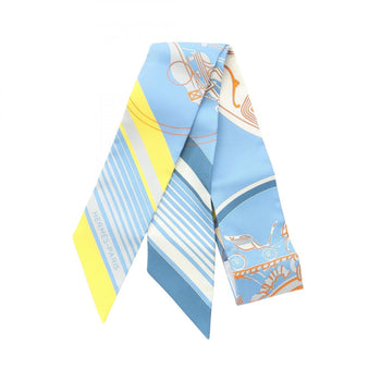 Hermes Herms Twilly Ex-Libris Blue Moyen Jaune