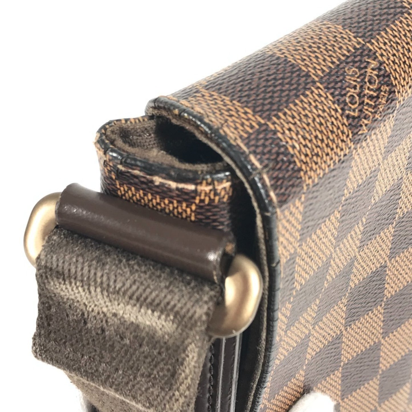 Louis Vuitton N41213 Damier District Pm Flap Shoulder Bag In Canvas (Brown