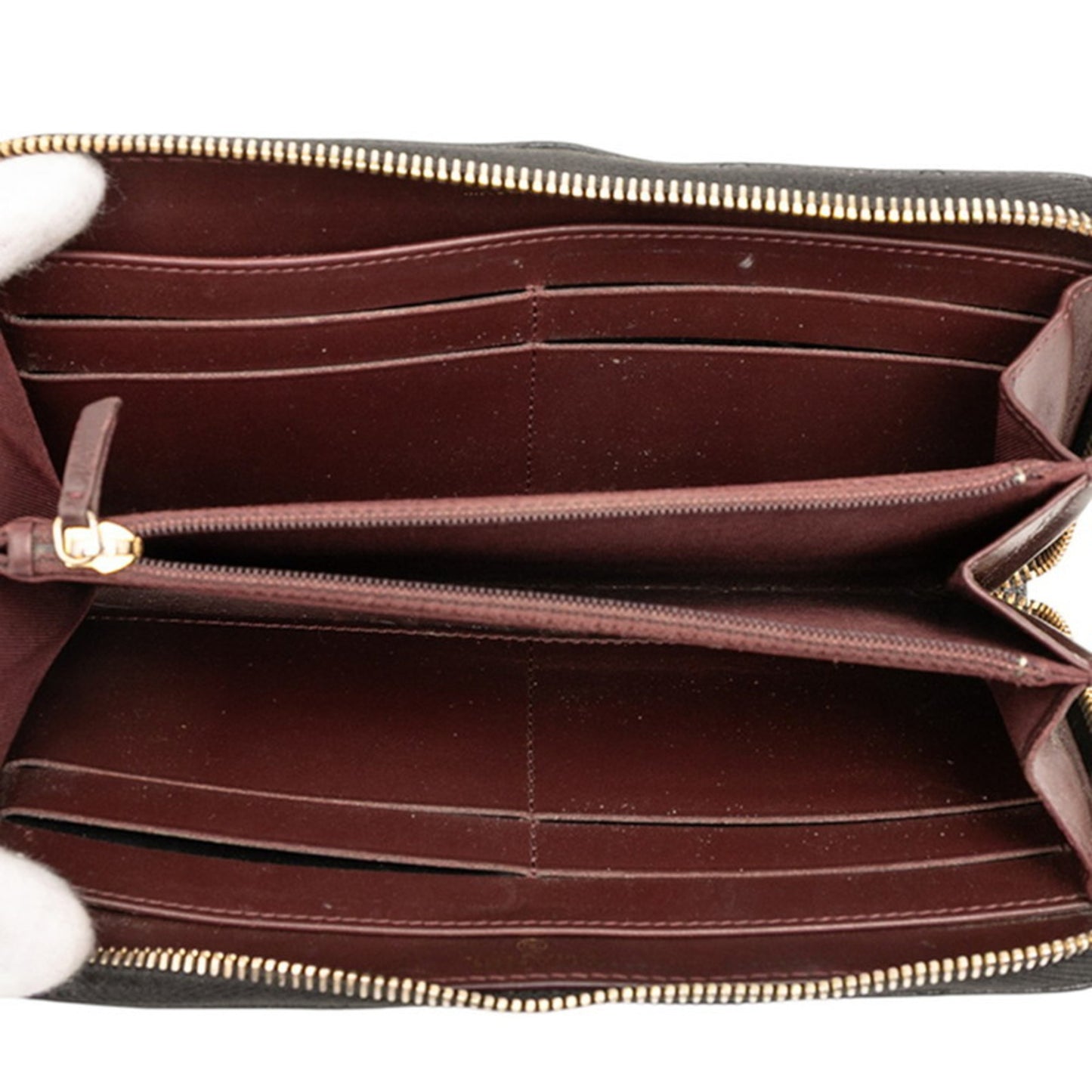 Chanel Matelasse Coco Mark Round Zip Long Wallet In Black Caviar Leather