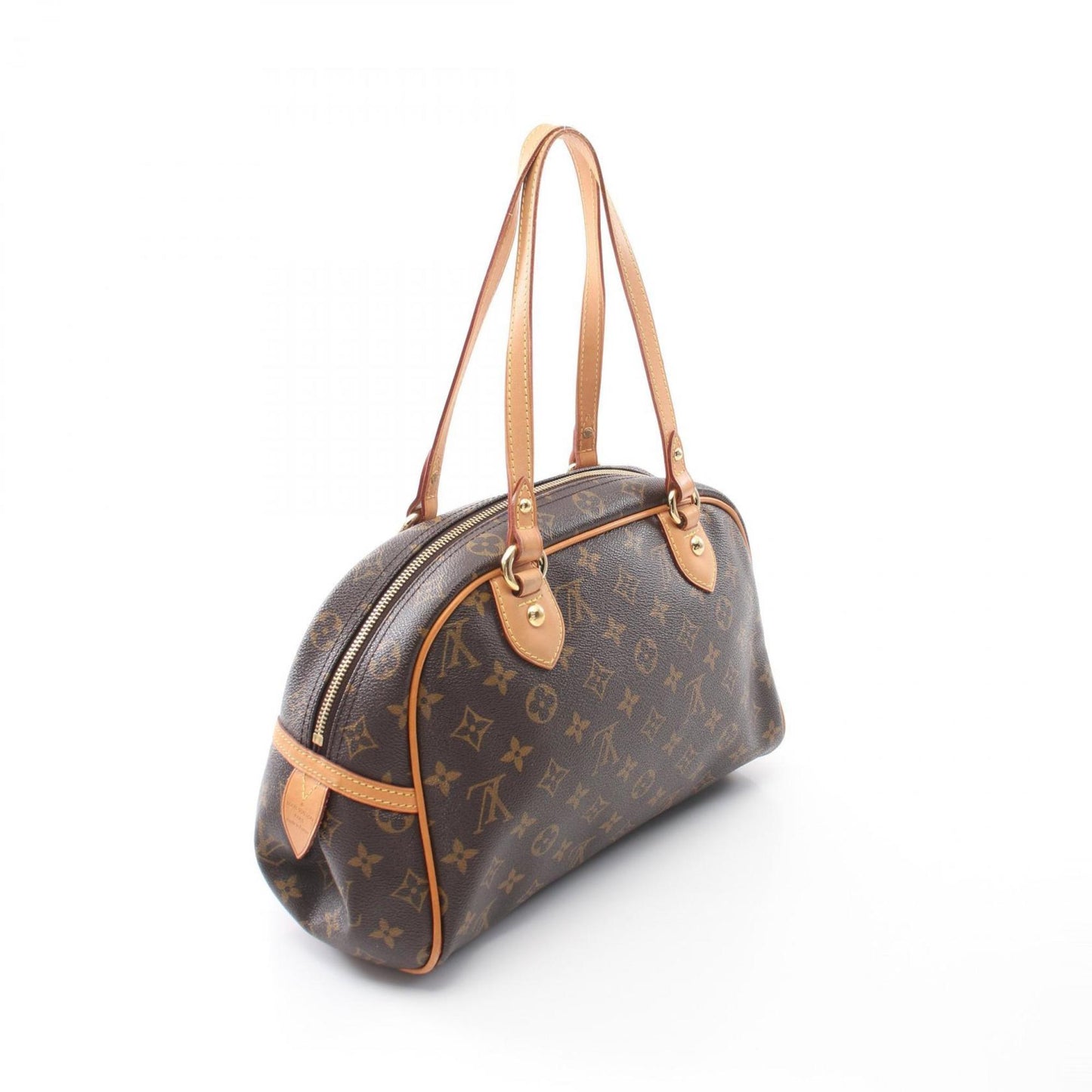Louis Vuitton Montorgueil Pm Monogram Shoulder Bag Coated Canvas Leather