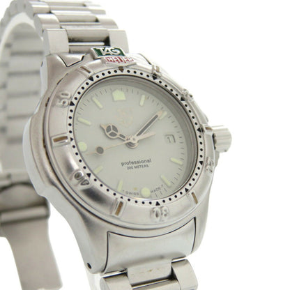 Tag Heuer 999.708 Professional 200M Stainless Steel Cream Silver Quartz Watch 1909