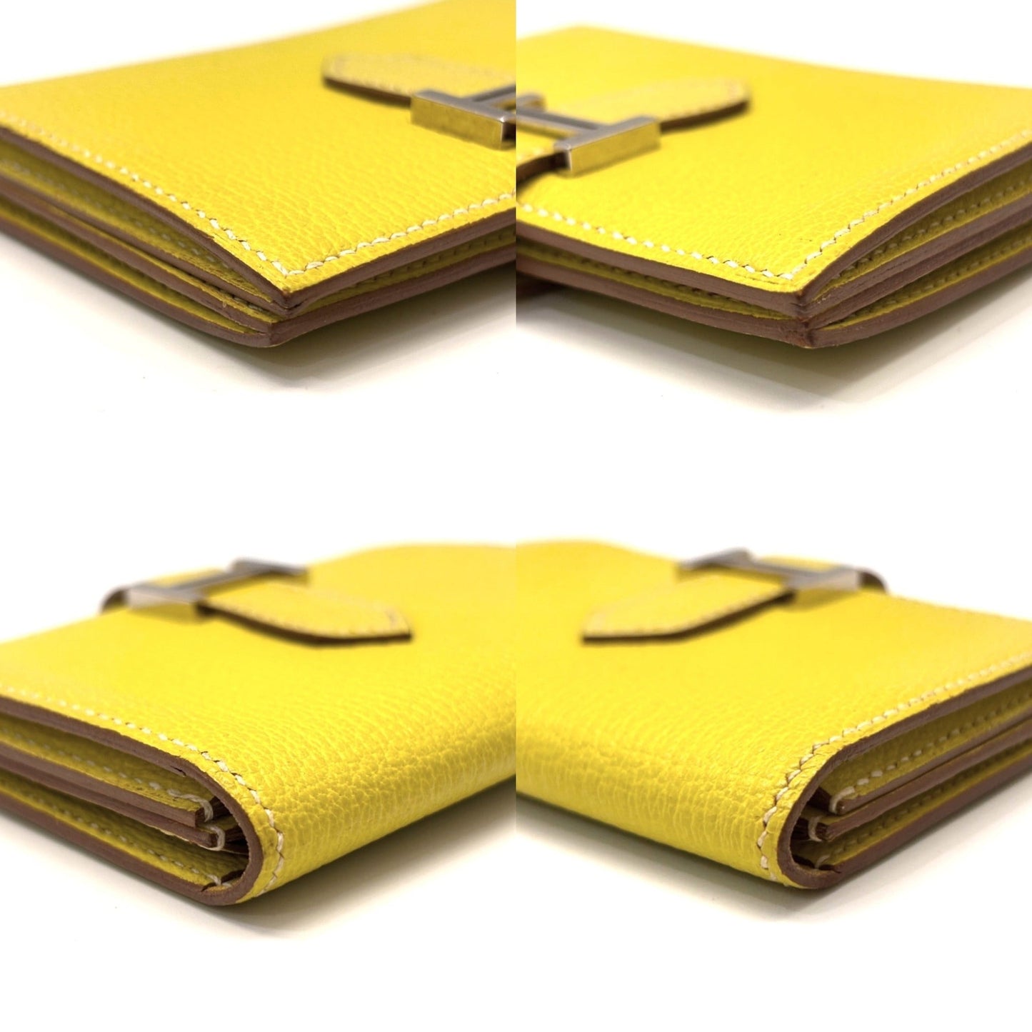 Leather Hermes Card Case Chevre