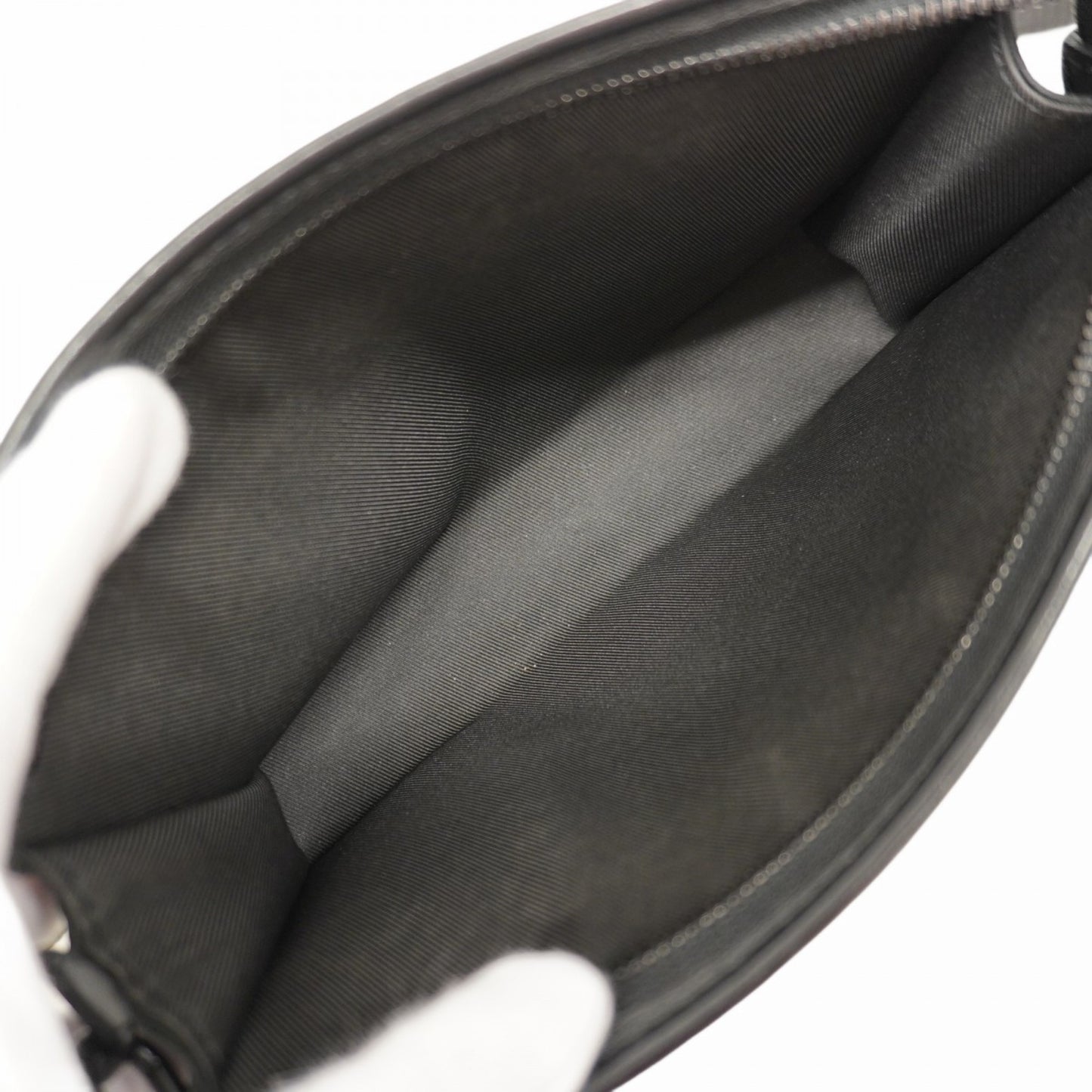 Louis Vuitton Monogram Shadow Gaston Wearable Wallet Shoulder Bag M81115 Black