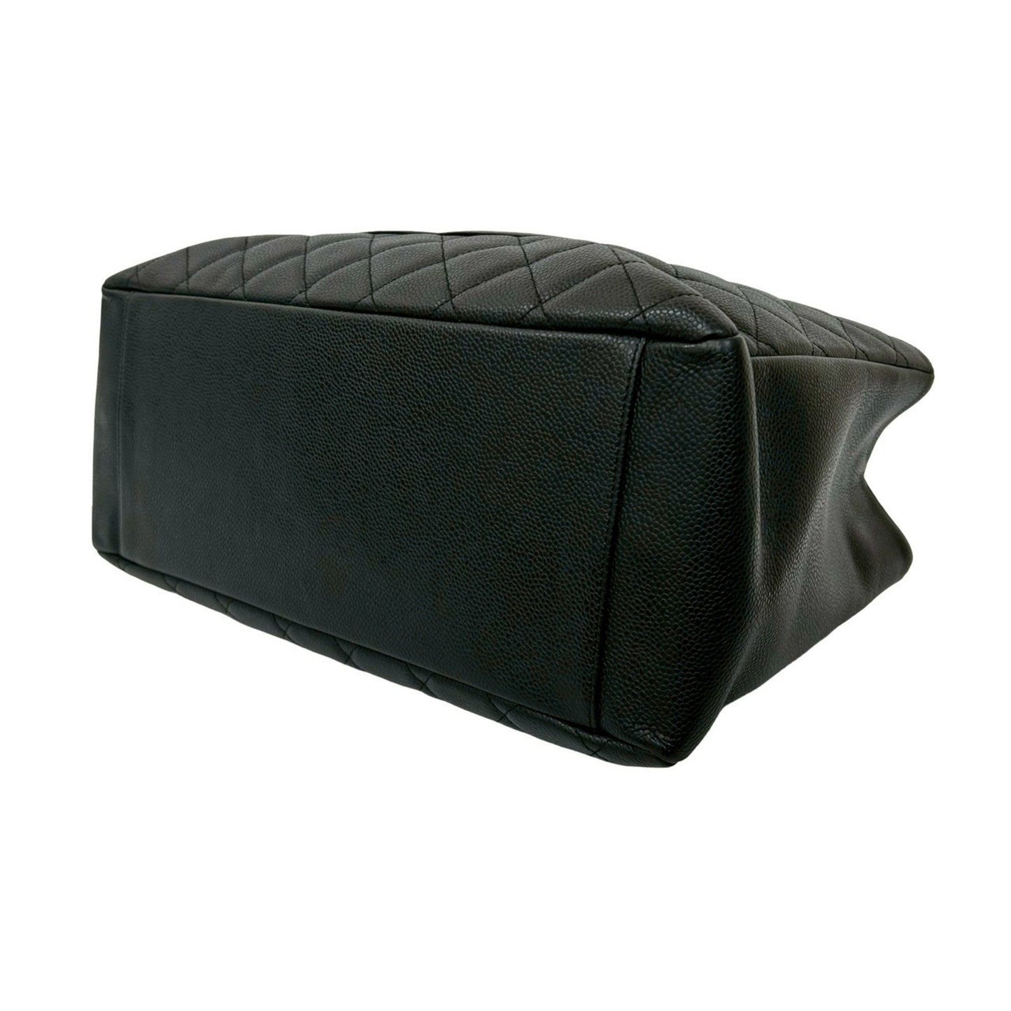 Chanel Matelasse Coco Mark Caviar Leather Chain Tote Bag