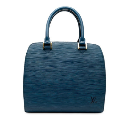 Louis Vuitton Epi Pont Neuf Handbag M52055 Toledo Blue Leather