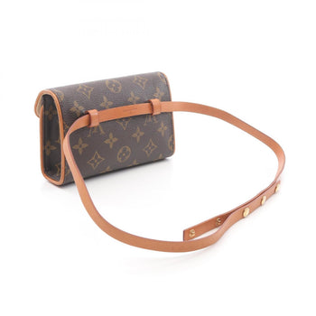 Louis Vuitton Florentine Pochette Waist Bag/Body Bag In Coated Canvas And Leather With Monogram