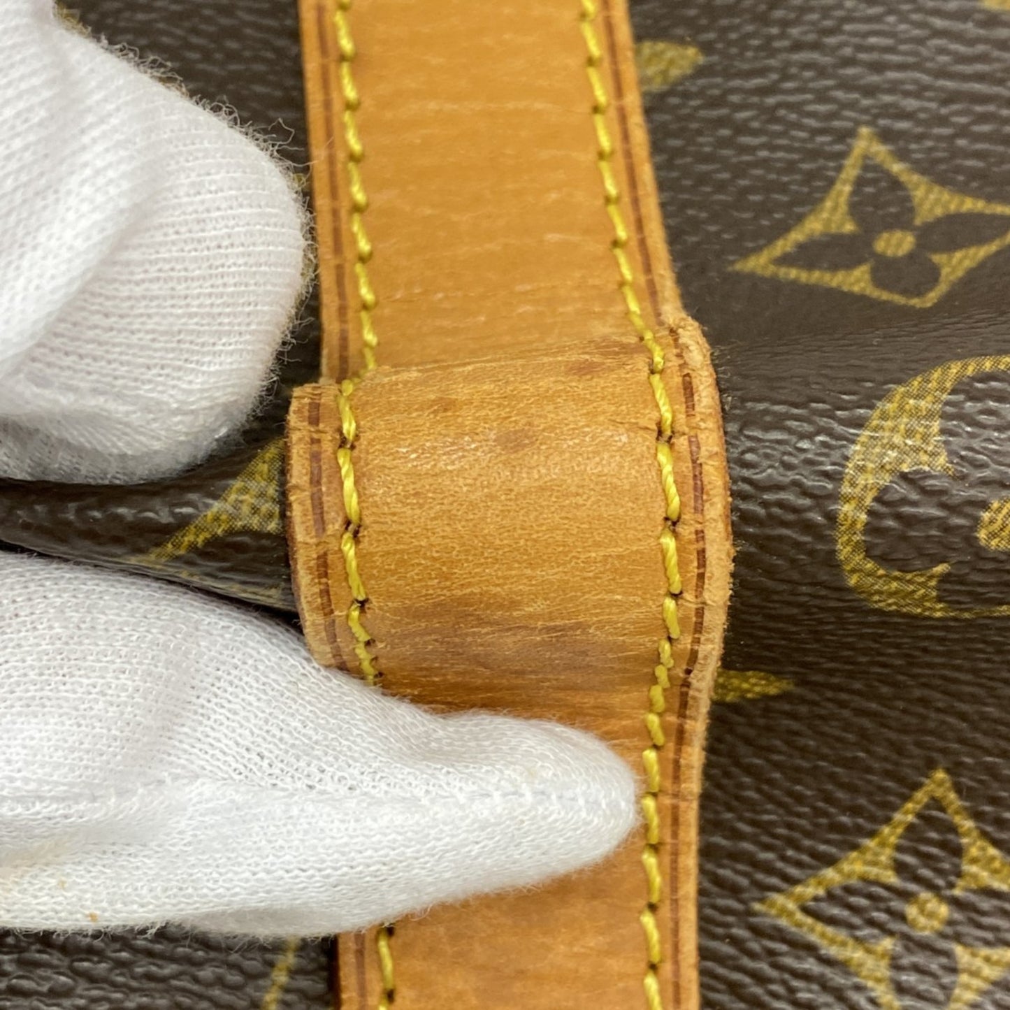 Louis Vuitton Monogram Keepall 55 Boston Bag M41424 Brown