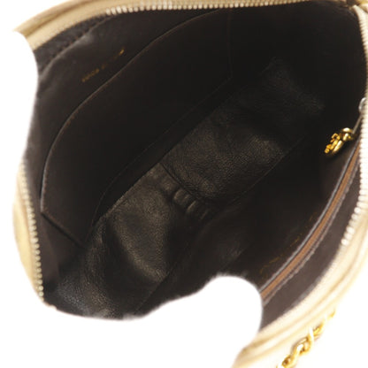 Chanel Chain Shoulder Bag Matelasse A03727 Lambskin Gold Fringe Chainshoulder