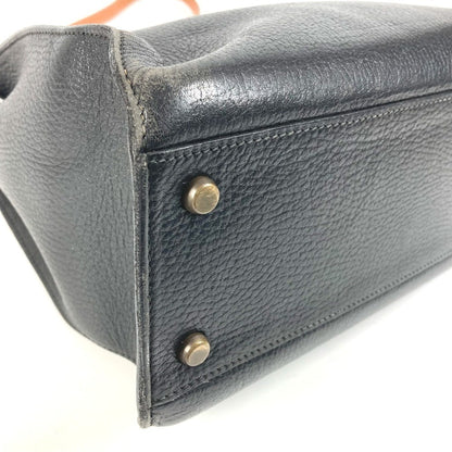 Hermes Vintage Kelly Sport Gm Two-Tone Ardennes Shoulder Bag