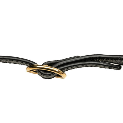 Gucci Shoulder Bag 550620 Red Black Suede Leather