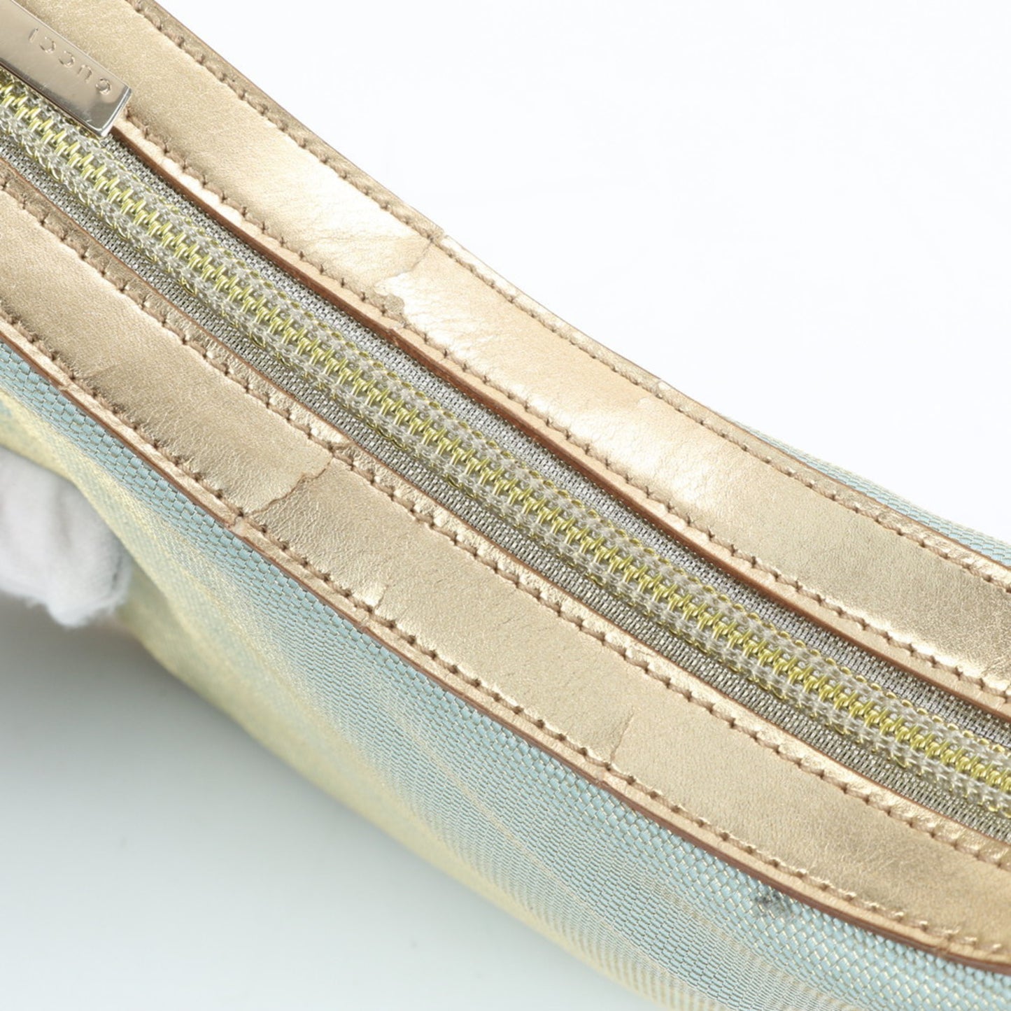 Gucci Sherry Line Leather Shoulder Bag Tote 005 0814 Handbag