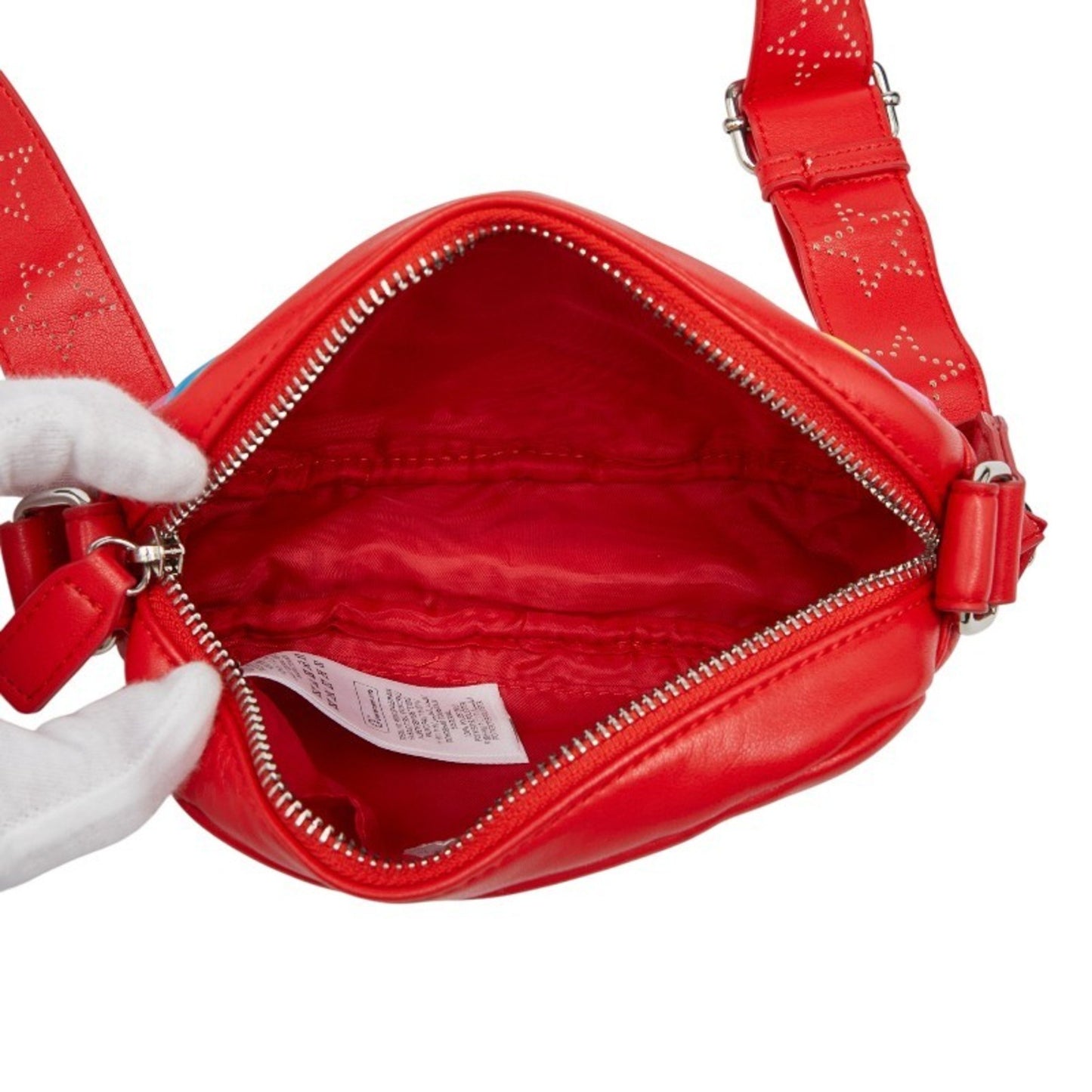 Stella Mccartney Star Shoulder Bag In Red