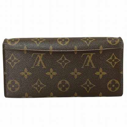 Louis Vuitton Monogram Portefeuille Sarah Animal Print M63424 Long Bifold Wallet