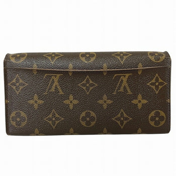 Louis Vuitton Monogram Portefeuille Sarah Animal Print M63424 Long Bifold Wallet