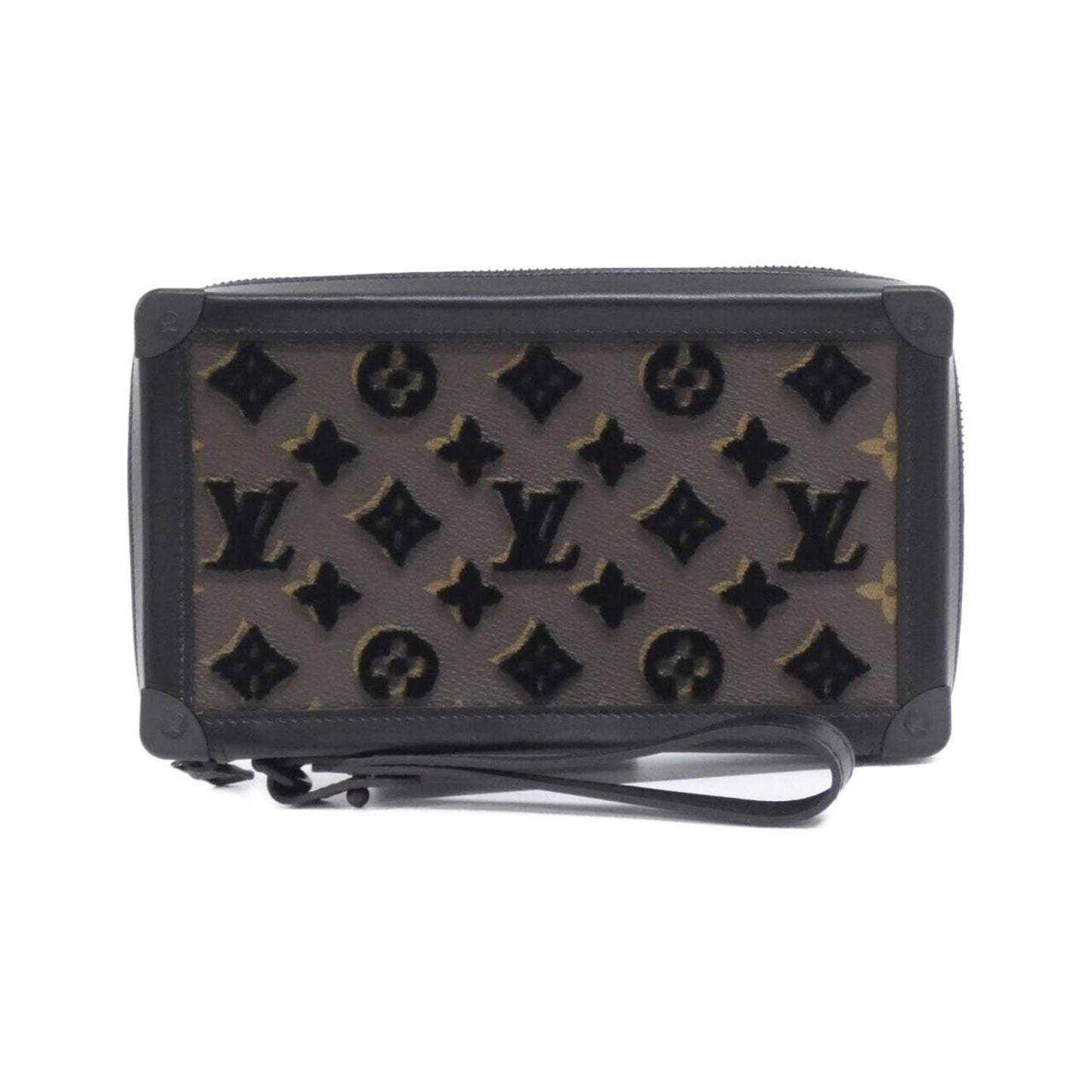 Louis Vuitton Monogram Tuftage Soft Trunk Clutch M45061 Handbag