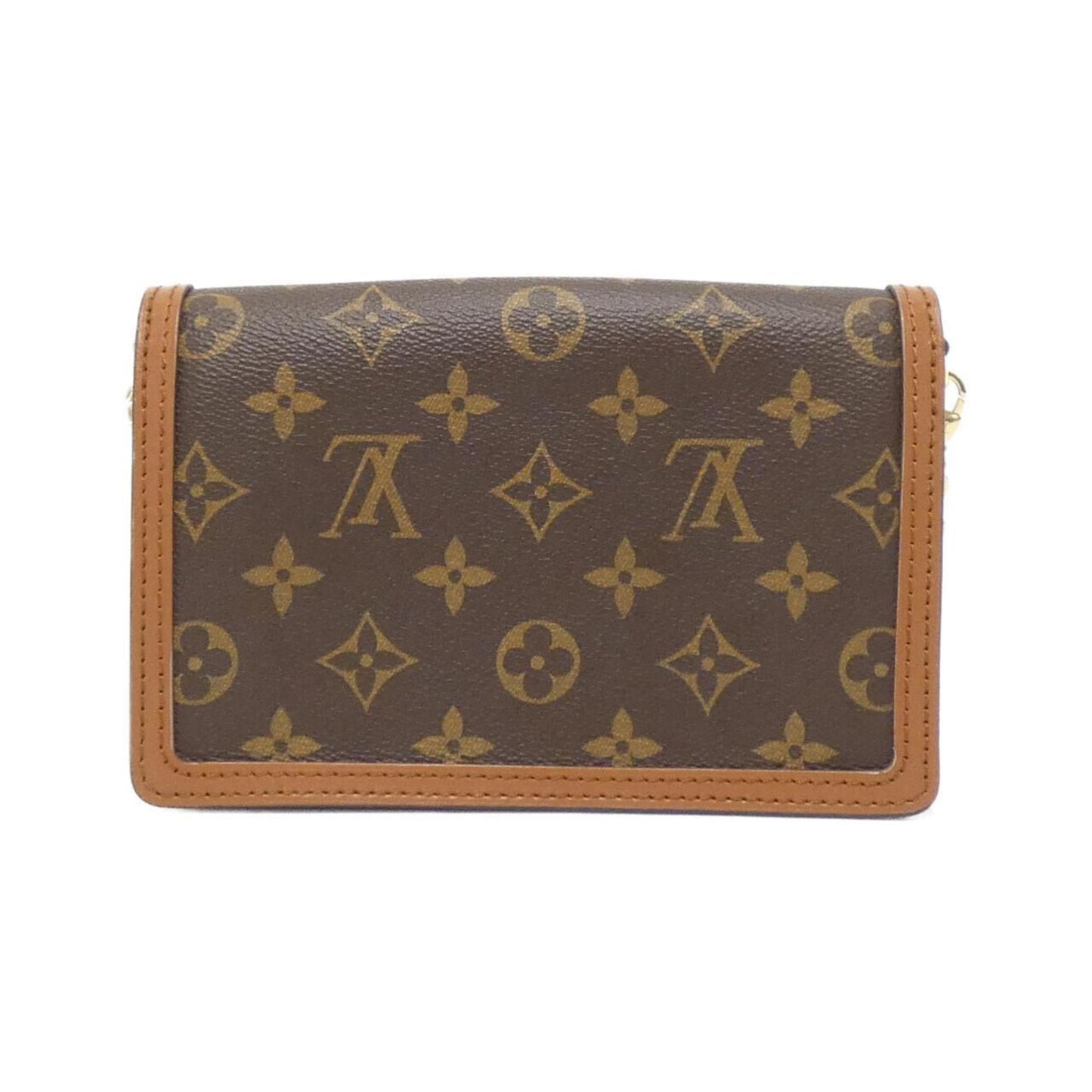 Louis Vuitton Monogram Portefeuille Dauphine M68746 Chain Wallet