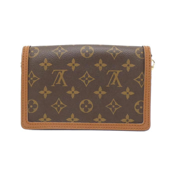 Louis Vuitton Monogram Portefeuille Dauphine M68746 Chain Wallet