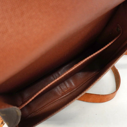 Louis Vuitton Monogram Cartouchiere Gm Shoulder Bag M51252 Brown