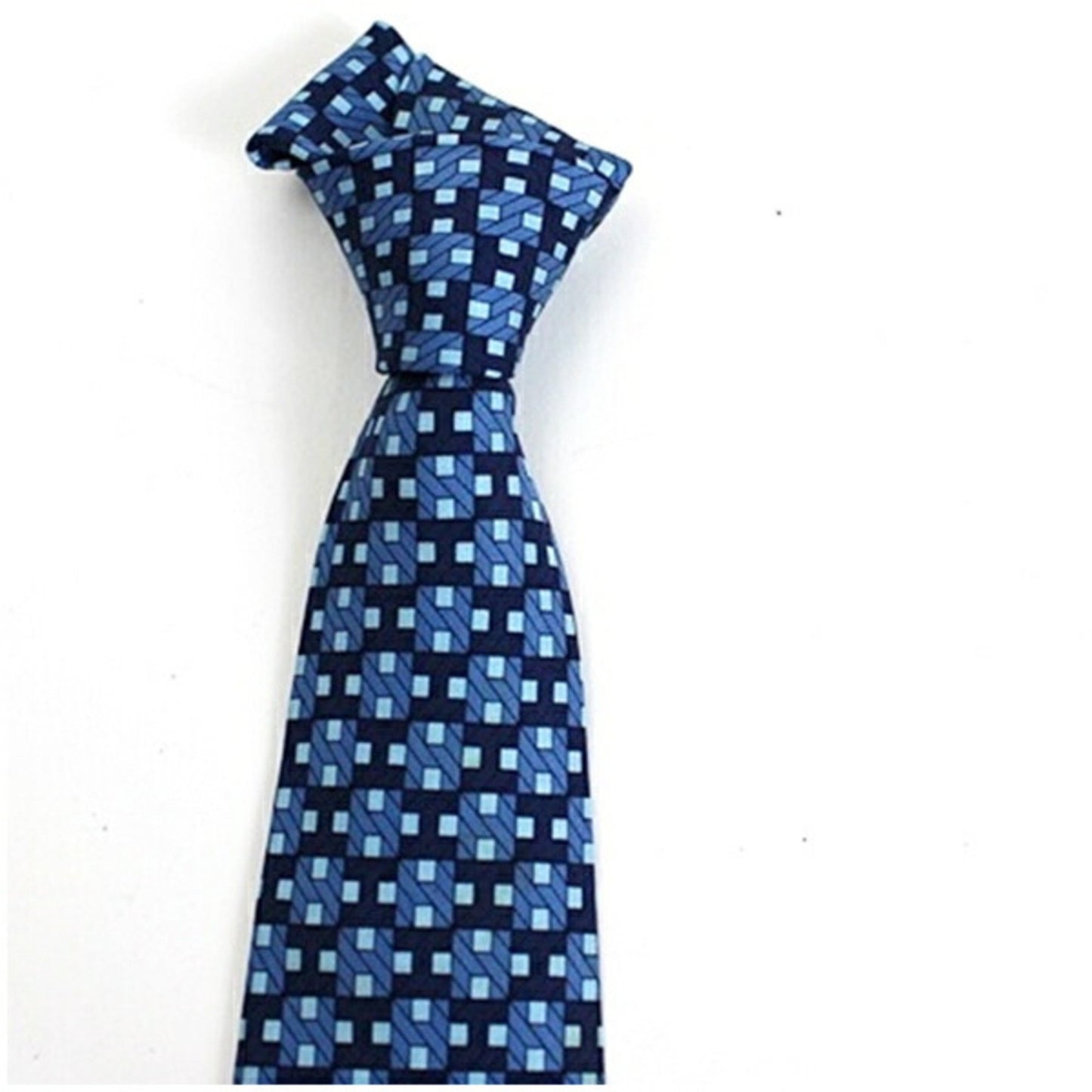 Hermes Silk Necktie Geometric Pattern H Hermes
