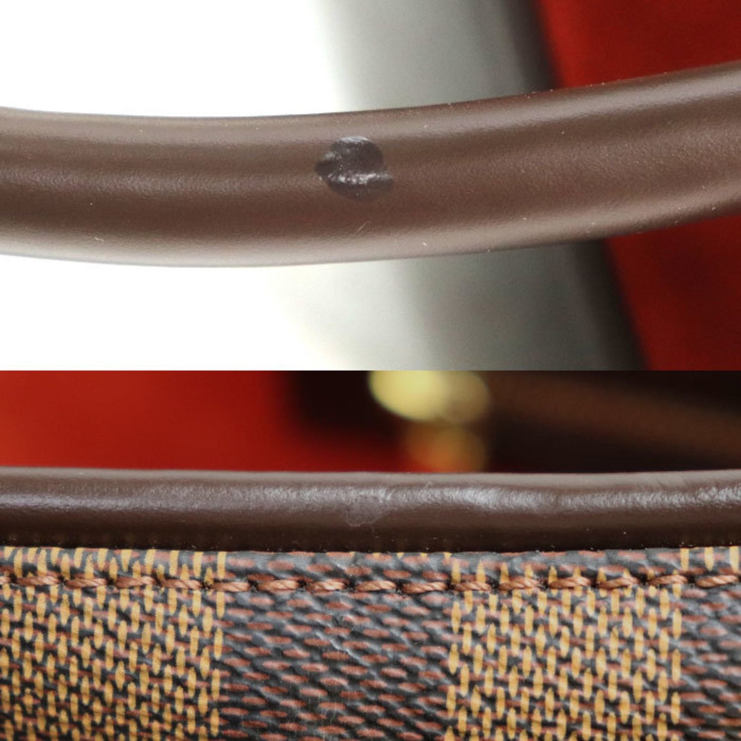 Louis Vuitton Manosque Gm Handbag Damier Brown N51120