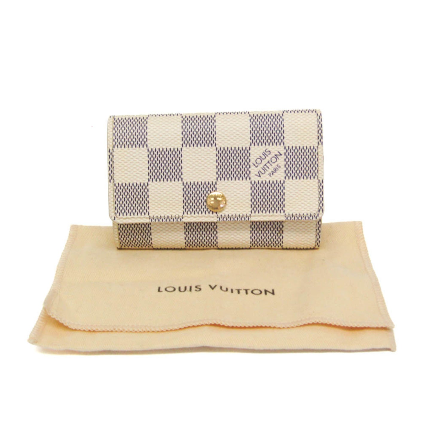 Louis Vuitton Damier Azur 6 Key Holder N61745 Men