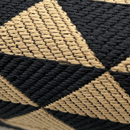 Prada Symbol Embroidered Fabric Small Handbag In Saffiano 1Ba354