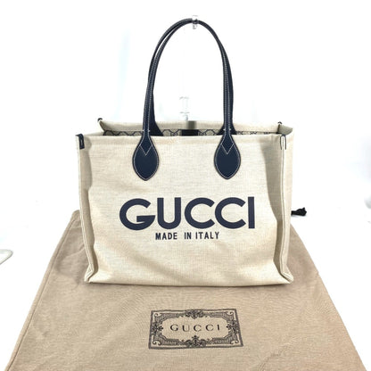 Gucci 772176 Japan Limited Japan Shoulder Bag Shoulder Bag Tote Bag Beigebased X Black Dark Navy