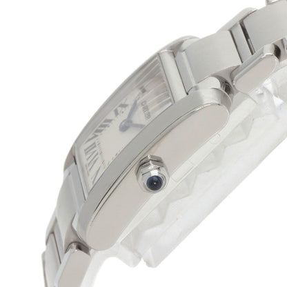 Cartier Tank Franaise W51008Q3 Sm Stainless Steel Watch