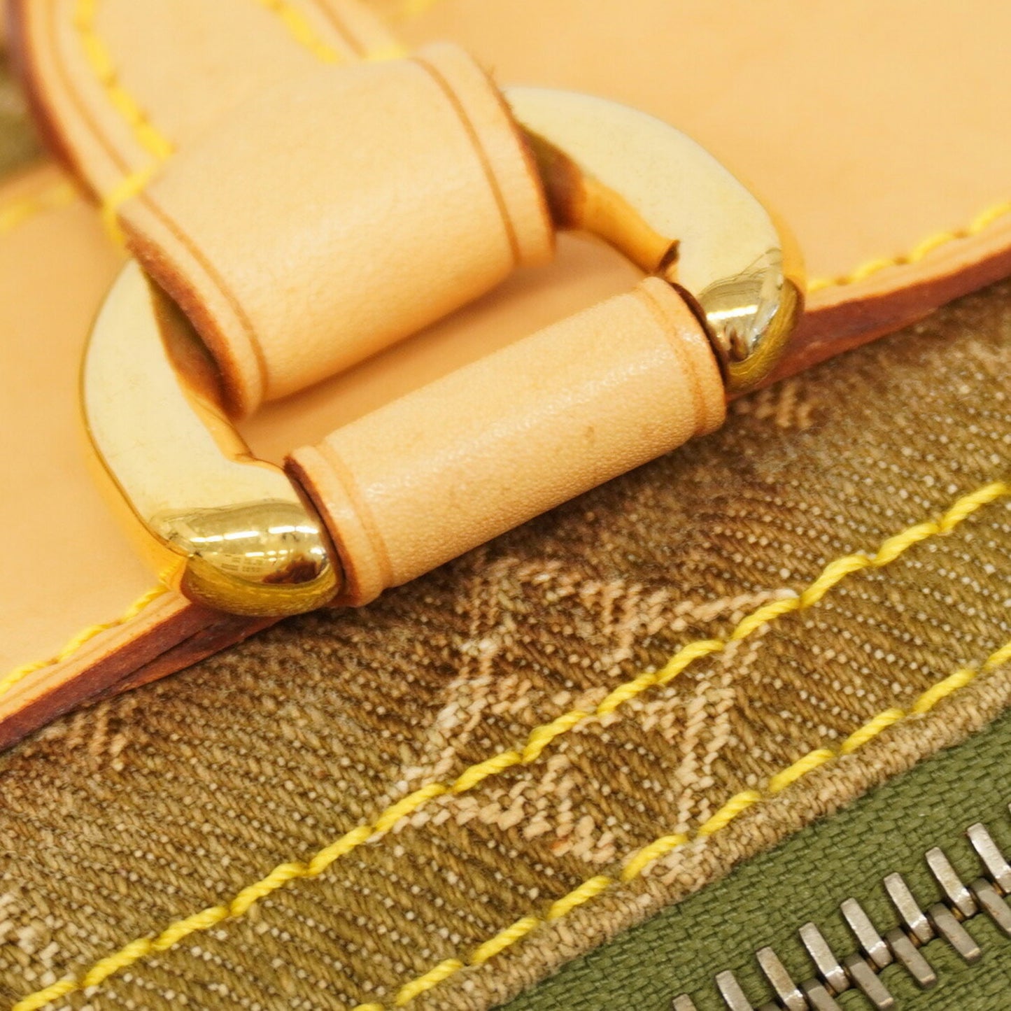 Louis Vuitton Monogram Denim Neo Speedy Handbag M95215 Khaki