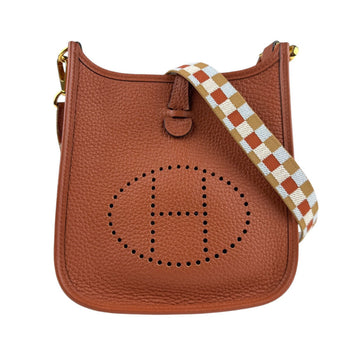 Hermes Hermes Shoulder Bag Evelyn Tpm Taurillon Clemence Cuivre