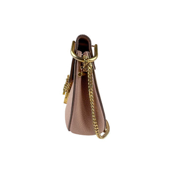 Chlo Chloe Drew Shoulder Bag In Leather And Metal