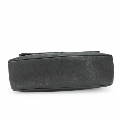 Coach Shoulder Bag C6583 Signature Canvas Leather Black Stripe