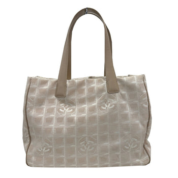 Chanel New Travel Line Tote Bag Beige Nylon 1 2008
