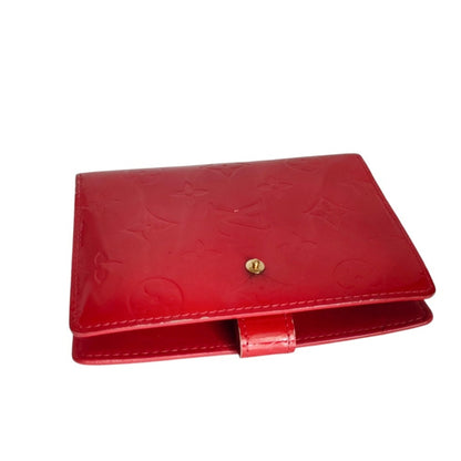 Louis Vuitton Vernis Agenda Pm 6-Ring Notebook Cover R21003 Rouge Red