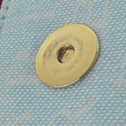 Bvlgari Drum Bag Logomania Handbag Canvas Leather