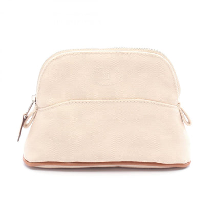 Hermes Herms Bolide Pouch 15 Mini Bag Canvas Leather