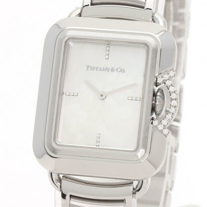 Tiffany 69546161 T Rectangle 375 Limited Edition Watch Stainless Steel Ss
