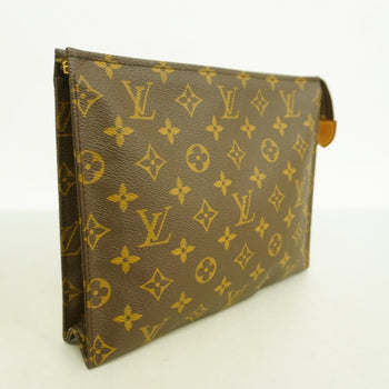 Louis Vuitton Monogram Poche Toilette 26 Pouch M47542 Brown