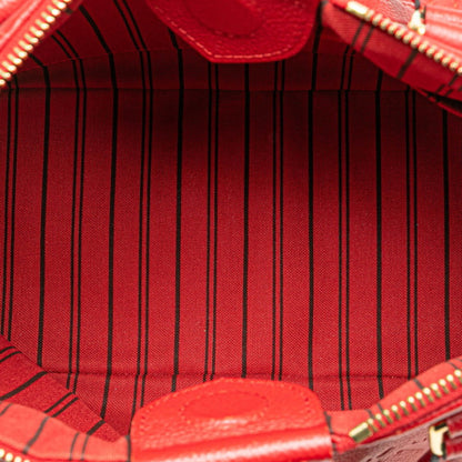 Louis Vuitton Monogram Empreinte Mazarine Pm Handbag/Shoulder Bag 2-Way M50638 Cerise Red Calfskin