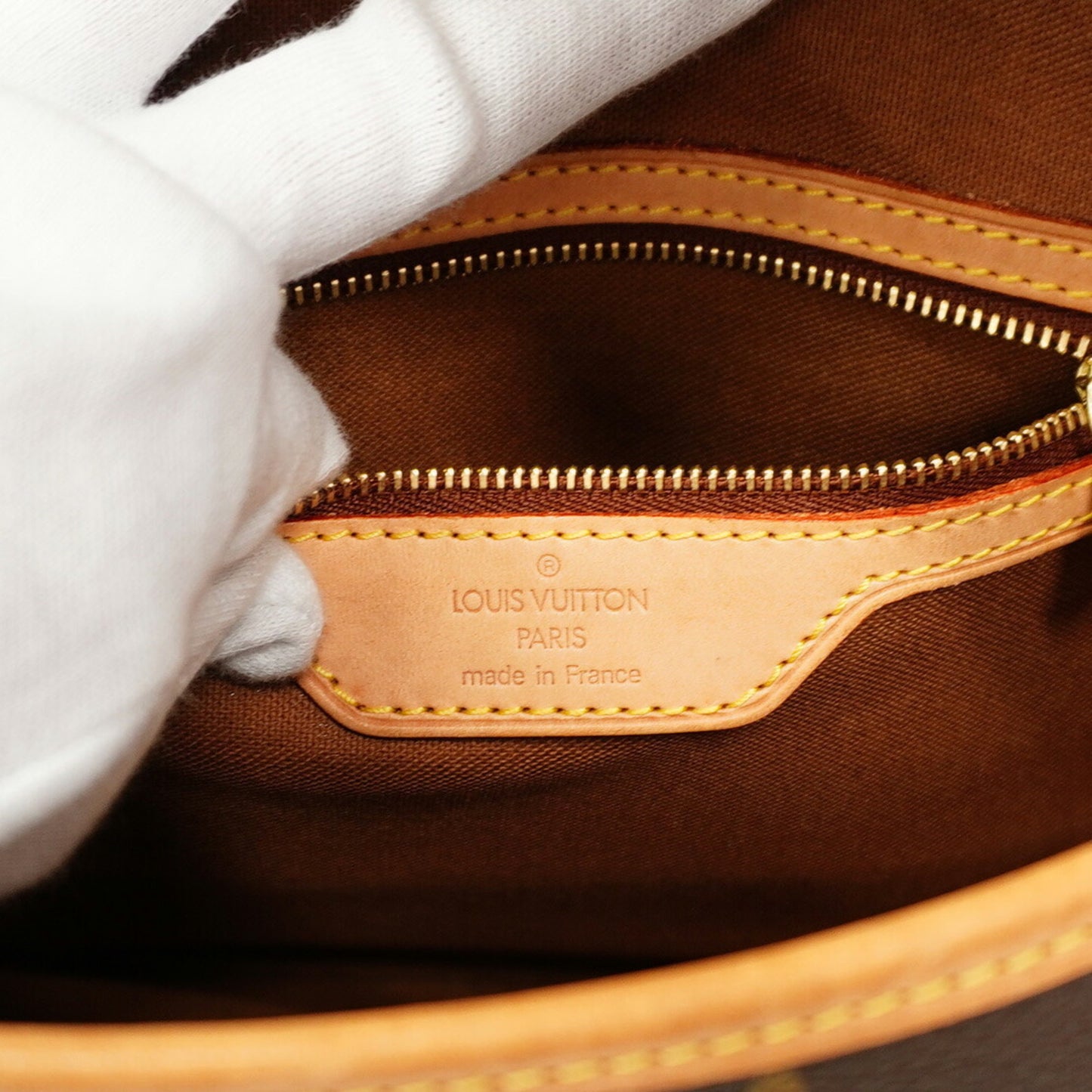 Louis Vuitton Monogram Sologne Shoulder Bag M42250 Brown