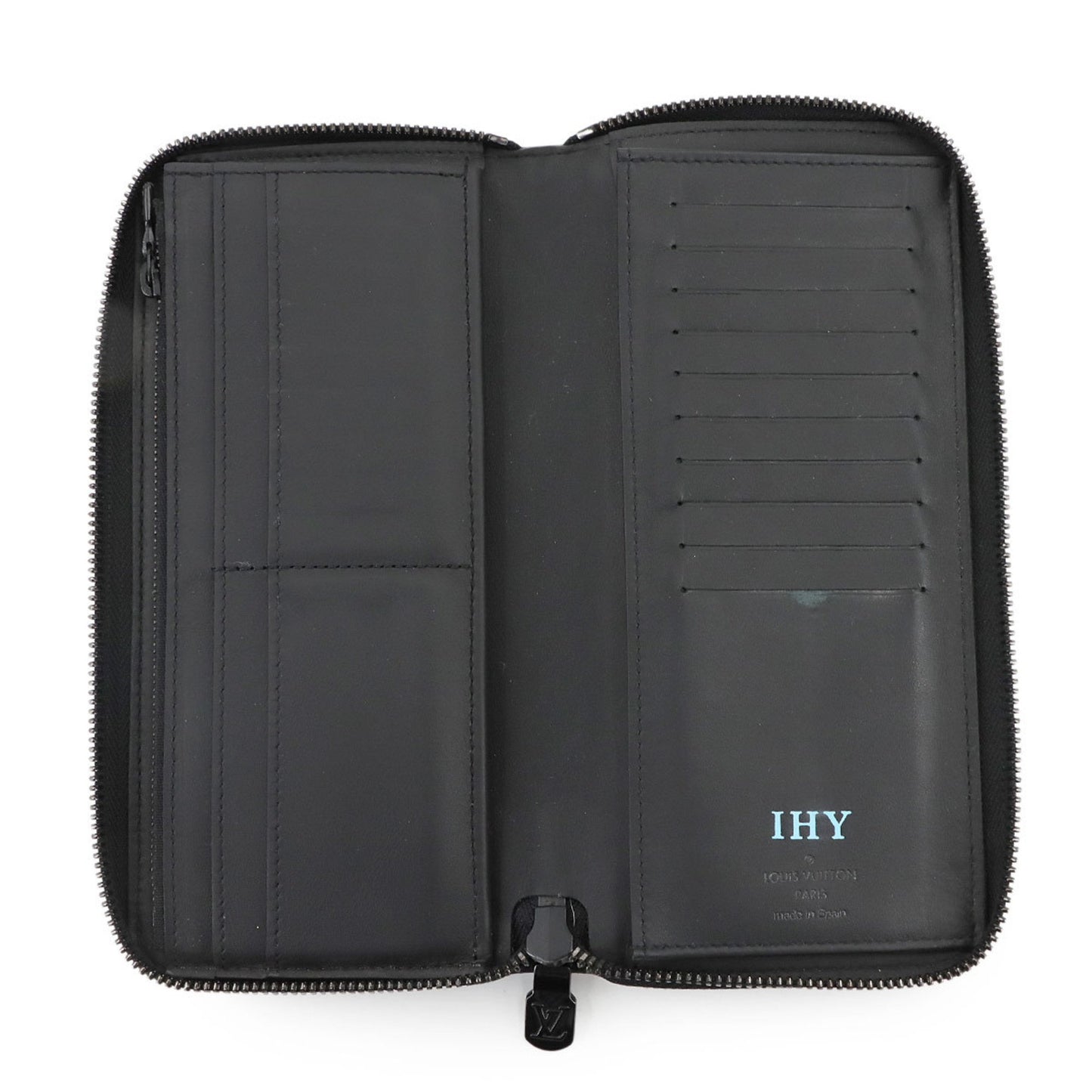 Louis Vuitton Monogram Shadow Zippy Wallet Vertical Long In Black Leather (M62902) Rfid