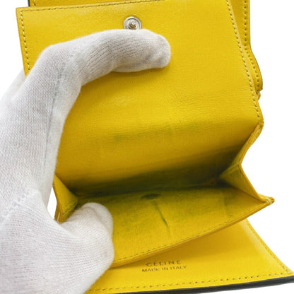 Celine U-Ie-0168 Folded Multi-Function Trifold Wallet Black