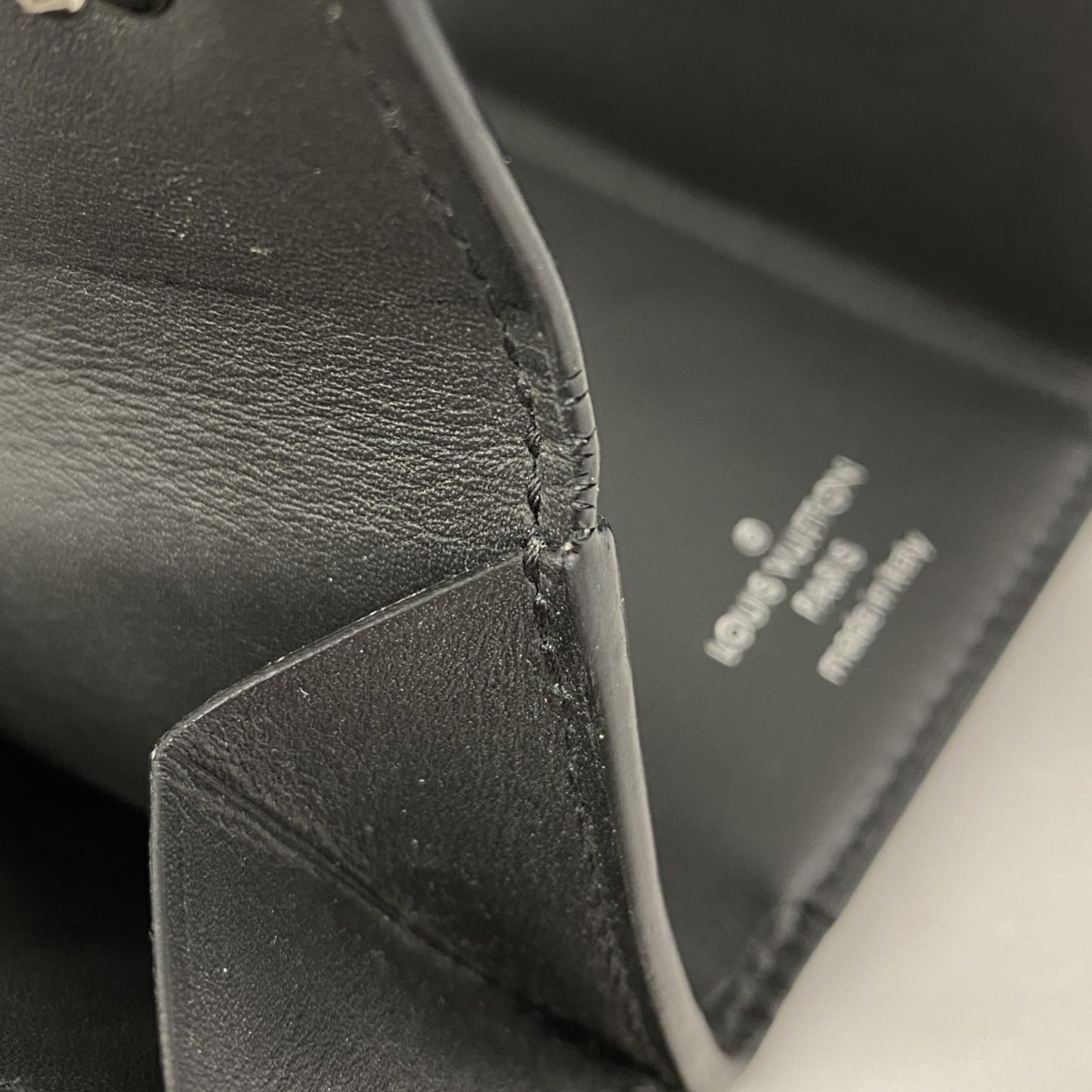 Louis Vuitton Monogram Eclipse Reverse Discovery Compact Wallet M45417